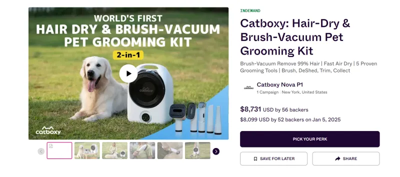 兰德&Catboxy|上INDIEGOGO海外众筹，探索宠物护理新境界！